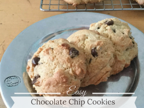 Chocolate Chip Cookies With Dark Chocolate Chips