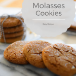 Molasses Cookies are easy to make and a family favorite!|The Shabby Creek Cottage|www.theshabbycreek.com