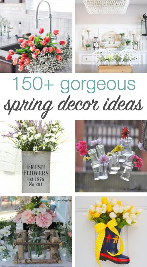 So many great spring decor ideas!