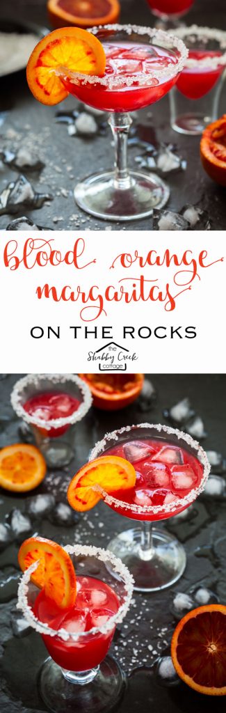simple blood orange margaritas on the rocks recipe from scratch. 