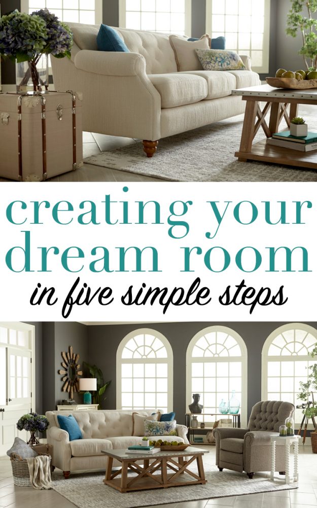 Can't seem to bring your dream room to life? These five tips will help make your dream room a reality!