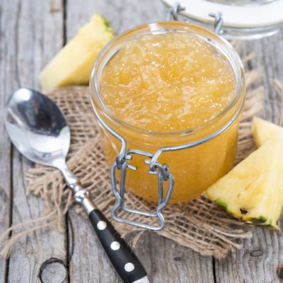 Make this pineapple jam with only 2 ingredients