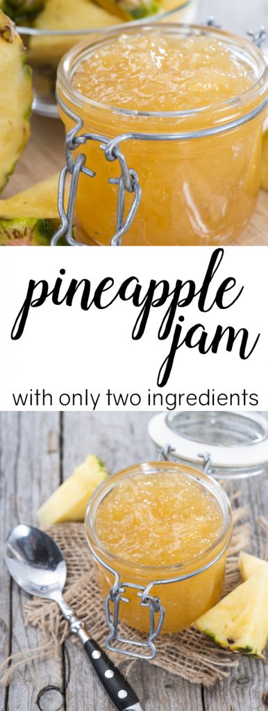 Quick and easy pineapple jam with only 2 ingredients. This looks SOOOOO good!