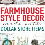 farmhouse decor from the dollar store? oh yes!