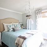 Gorgeous before and after of a modern farmhouse bedroom makeover!