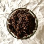 how to make your own mocha sugar scrub in just a few minutes with every day ingredients. This would be such a good homemade gift - it's super easy and I bet it smells SO good!