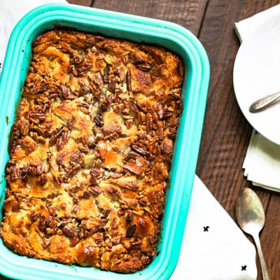 Have you ever tried Pecan pie Bread Pudding?