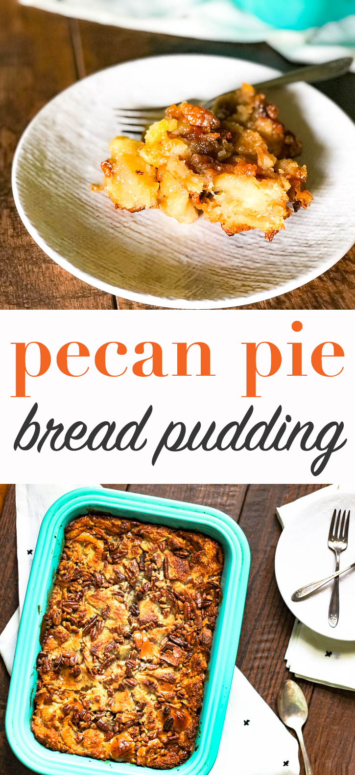 Love Pecan Pie? Pecan Pie Bread Pudding is EVEN BETTER! And it's so easy to make. WARNING: It's highly addictive!