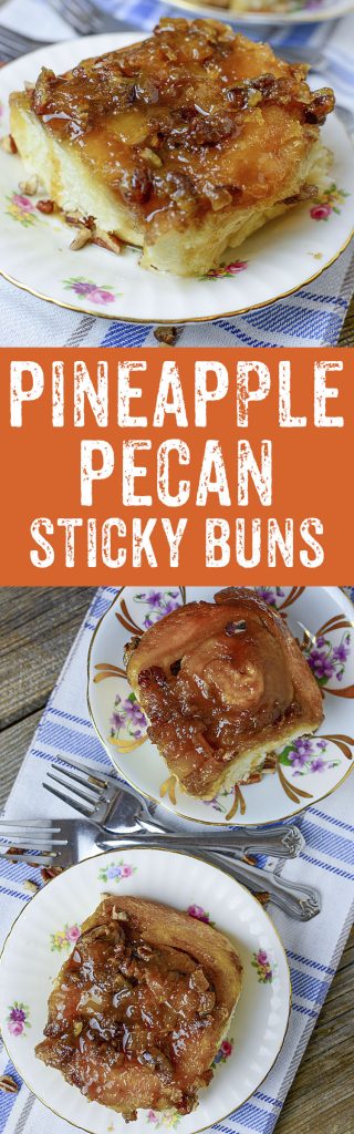 These are THE BEST sticky buns I've ever had: Pineapple Pecan Sticky Buns