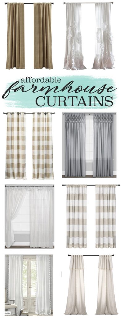 Farmhouse Curtains : Swoon-Worthy Style for $50 and Under!