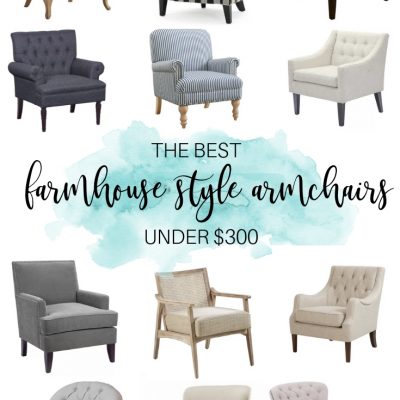 The 12 Best Farmhouse Style Armchairs for Under $300